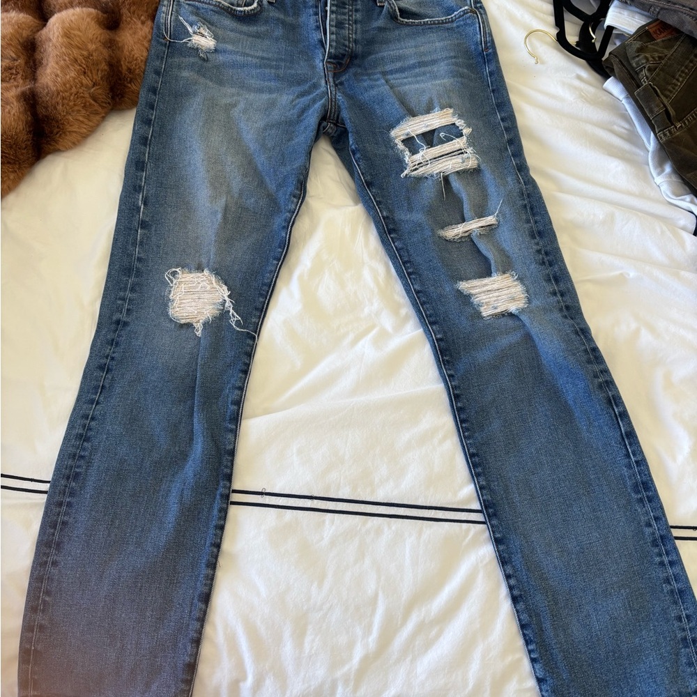 Joe's Jeans Distressed Blue Jeans